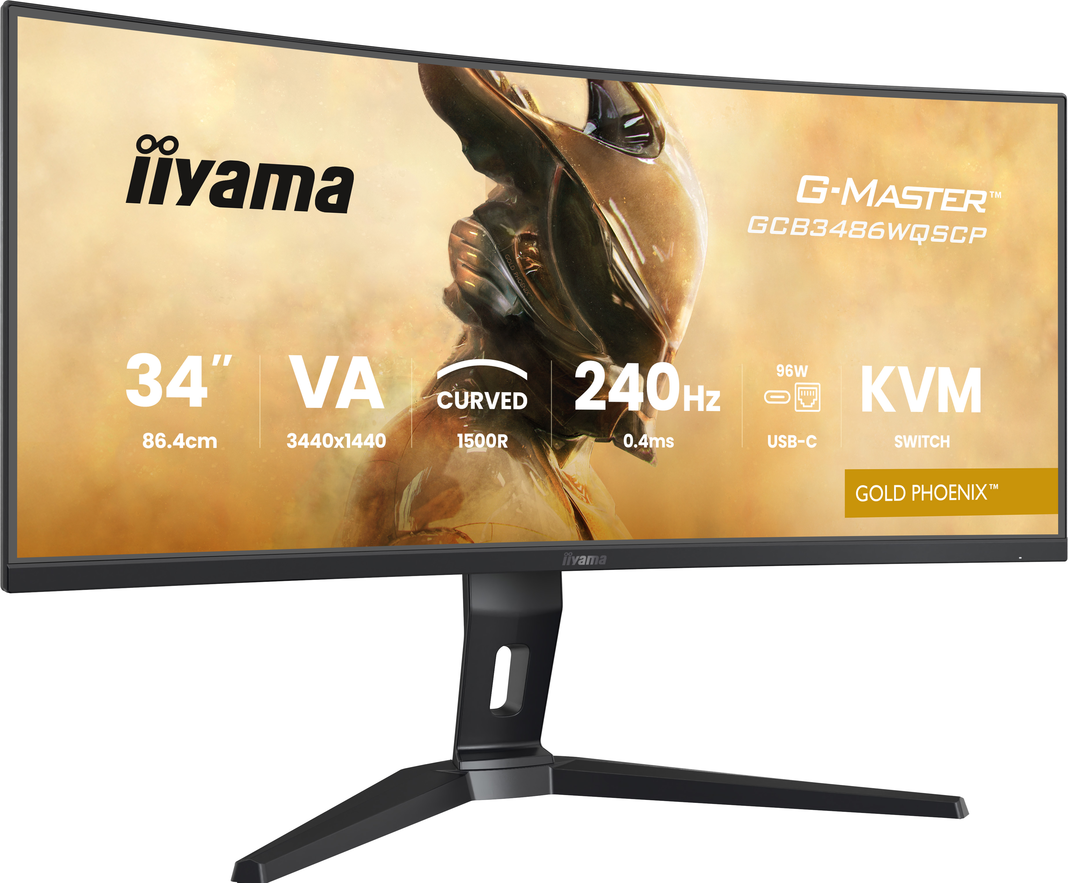 Iiyama 34 pouces  GCB3486WQSCP-B1 - Ecran PC Iiyama - Cybertek.fr - 1