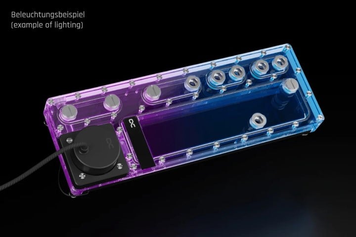 Alphacool Core Distro Plate 360 gauche V.2 avec pompeD5 Apex (13875) - Achat / Vente Accessoires watercooling sur Cybertek.fr - 1