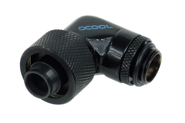 Alphacool HF 16/10 screw-on nozzle 90° rotatable G1/4 Black (17081) - Achat / Vente Accessoires watercooling sur Cybertek.fr - 0