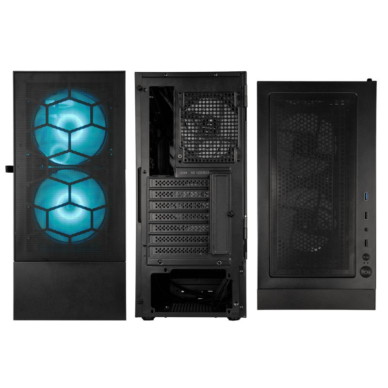 Kolink Observatory MX Mesh ARGB Noir Noir - Boîtier PC Kolink - 3