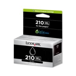 210XL Cartouche d'encre Noire haute capacité LRP pour imprimante Jet d'encre Lexmark - 0