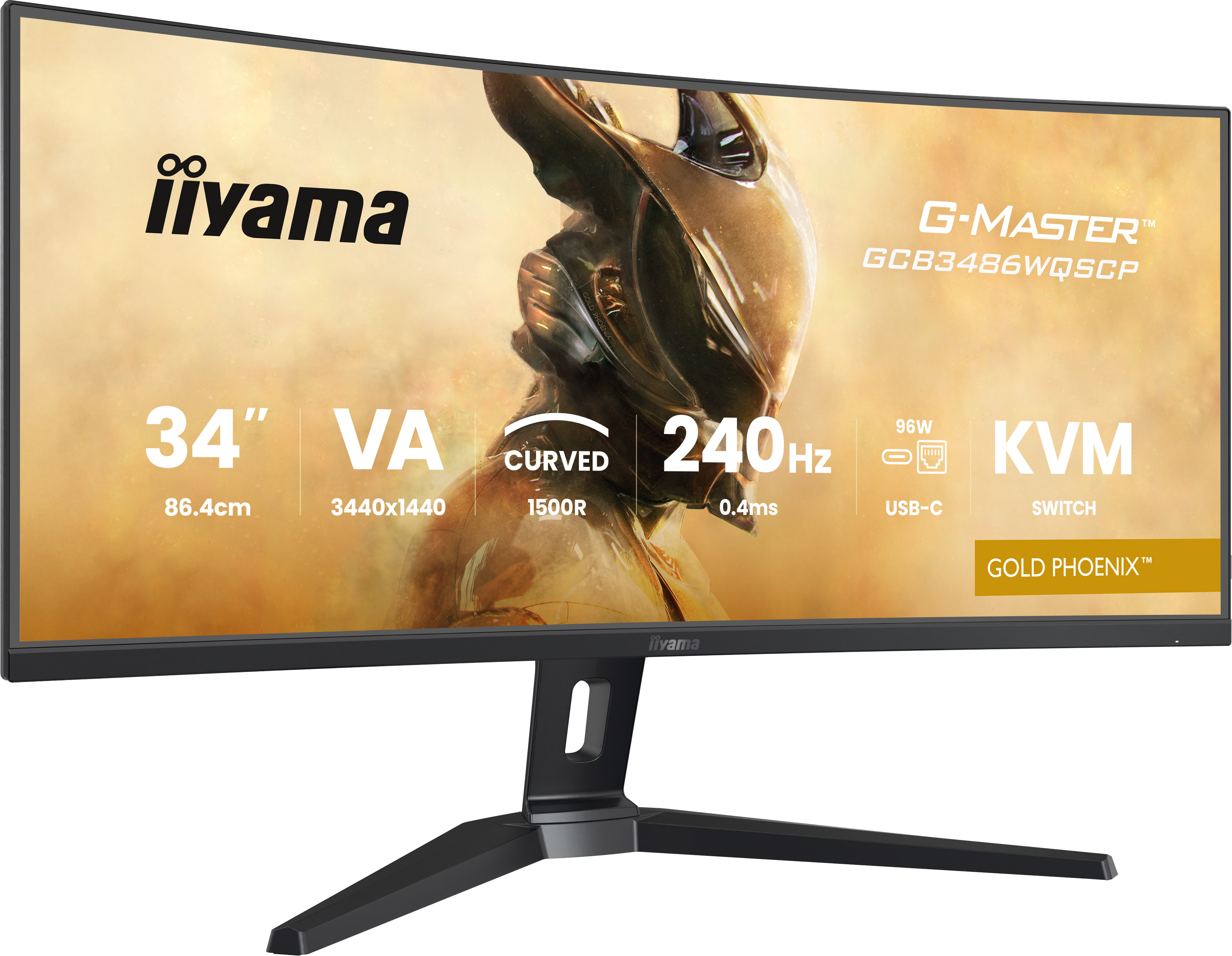 Iiyama 34 pouces  GCB3486WQSCP-B1 - Ecran PC Iiyama - Cybertek.fr - 2