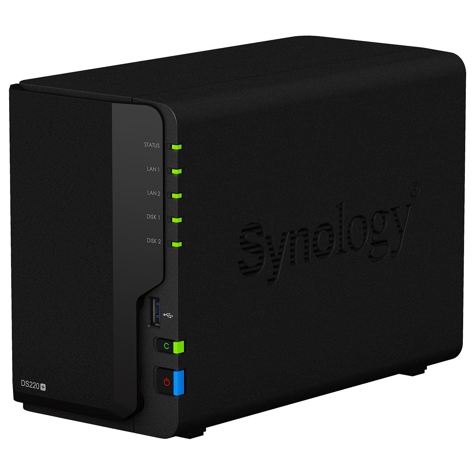 Synology DS220+ - 2 Baies  - Serveur NAS Synology - Cybertek.fr - 4