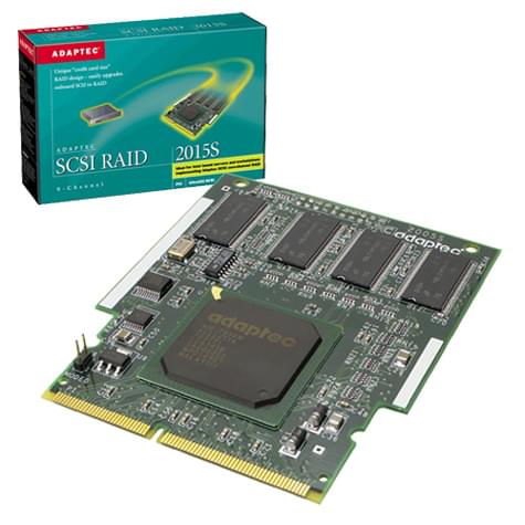 SCSI 2015S RAID Retail - Carte contrôleur Adaptec - Cybertek.fr - 0