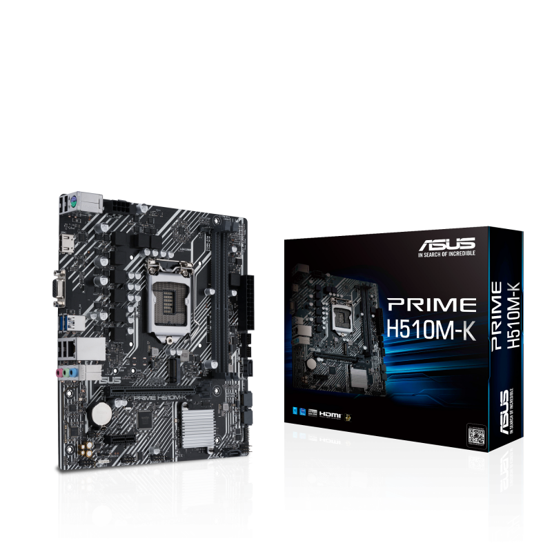 Asus PRIME H510M-K Micro-ATX  - Carte mère Asus - Cybertek.fr - 0