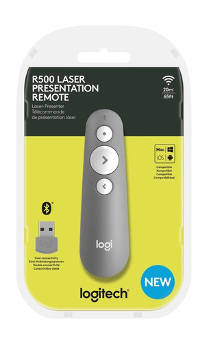 Logitech R500 Laser Presentation Remote Grey (910-006520) - Achat / Vente Vidéoconférence sur Cybertek.fr - 5