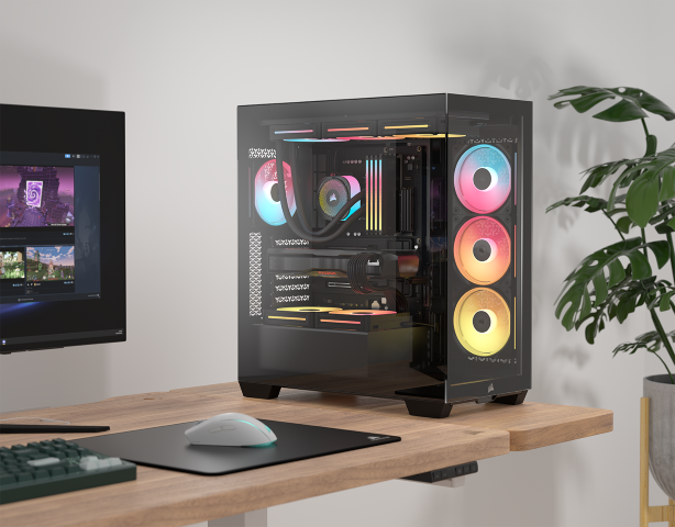 Corsair 3500X LX-R RGB iCUE LINK Noir Noir - Boîtier PC Corsair - 11