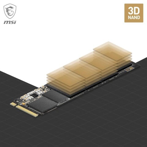 MSI S78-440L1D0-P83 M461 2TB GEN4 NVMe   - Disque SSD MSI - 2