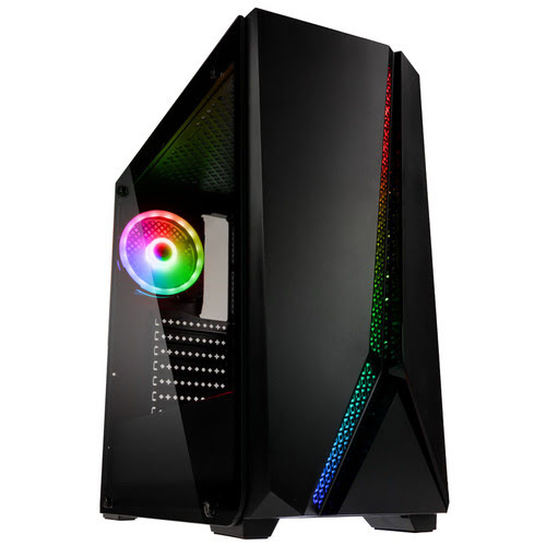 Boîtier PC Kolink Quantum RGB TG - MT/Sans Alim/ATX