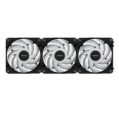 Gigabyte Aorus Ez Chain Fan/Pack 3x120mm/Noir - Ventilateur boîtier - 3