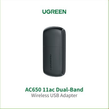 Clé Wifi USB-A AC650 11ac/Sans fil/Noir - Connectique réseau - 1