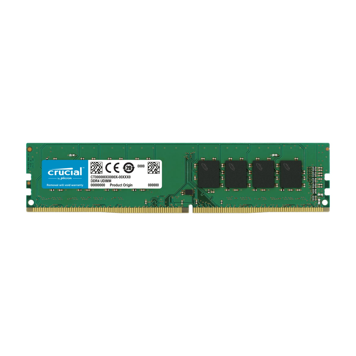 Crucial 32Go (1x32Go) DDR4 2666MHz - Mémoire PC Crucial sur Cybertek.fr - 0