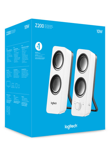 Logitech Z200 Blanc - Enceinte PC Logitech - Cybertek.fr - 3