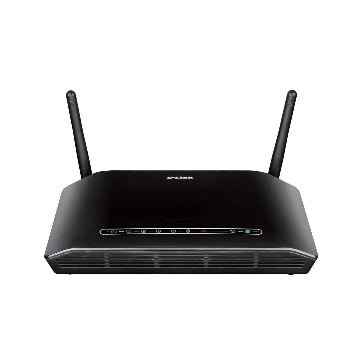 D-Link DSL-2750B - Switch 4 ports/Modem intégré/WiFi N - Routeur - 0