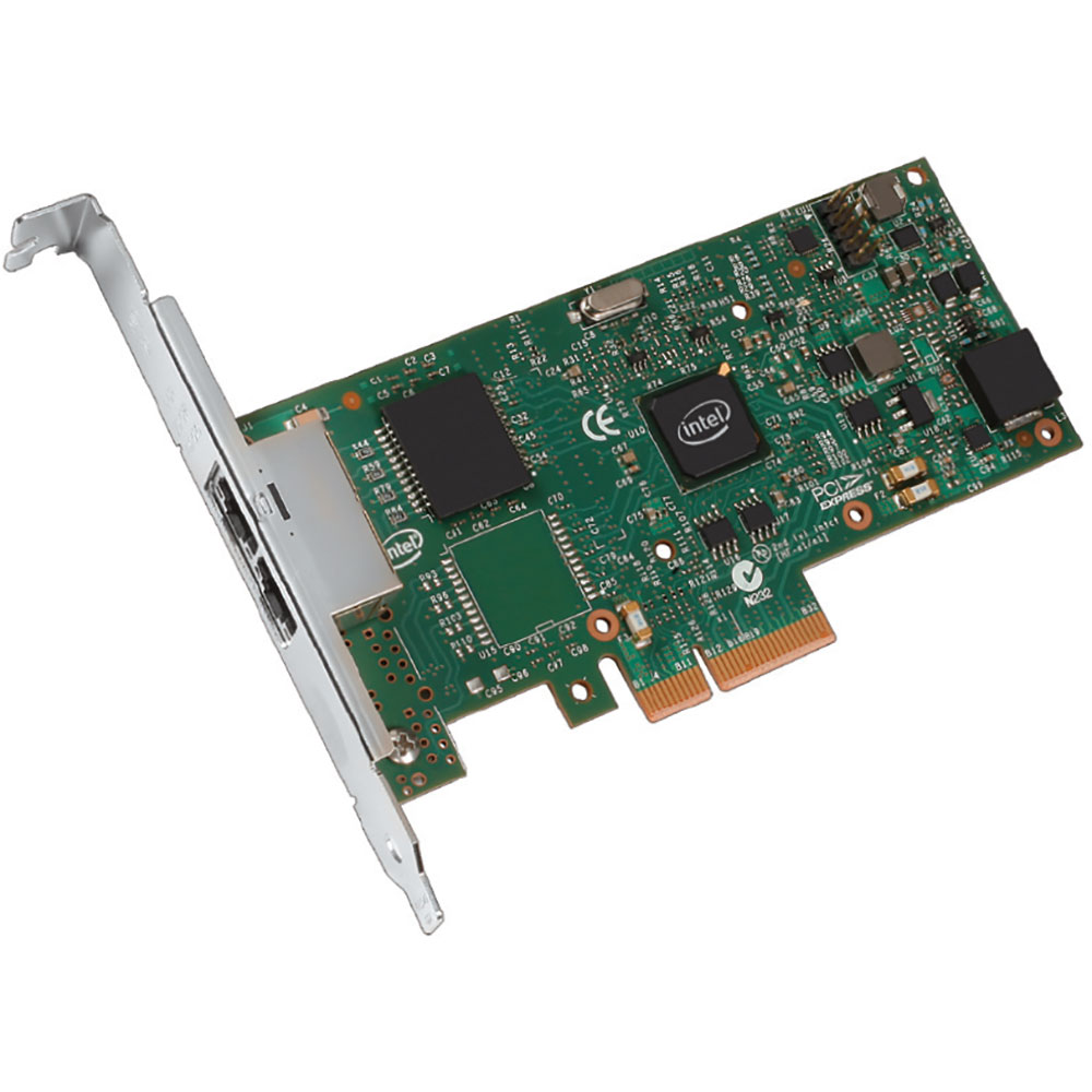 Intel PCI-E 10/100/1000MB Server Adapter - I350-T2 - Carte réseau - 0