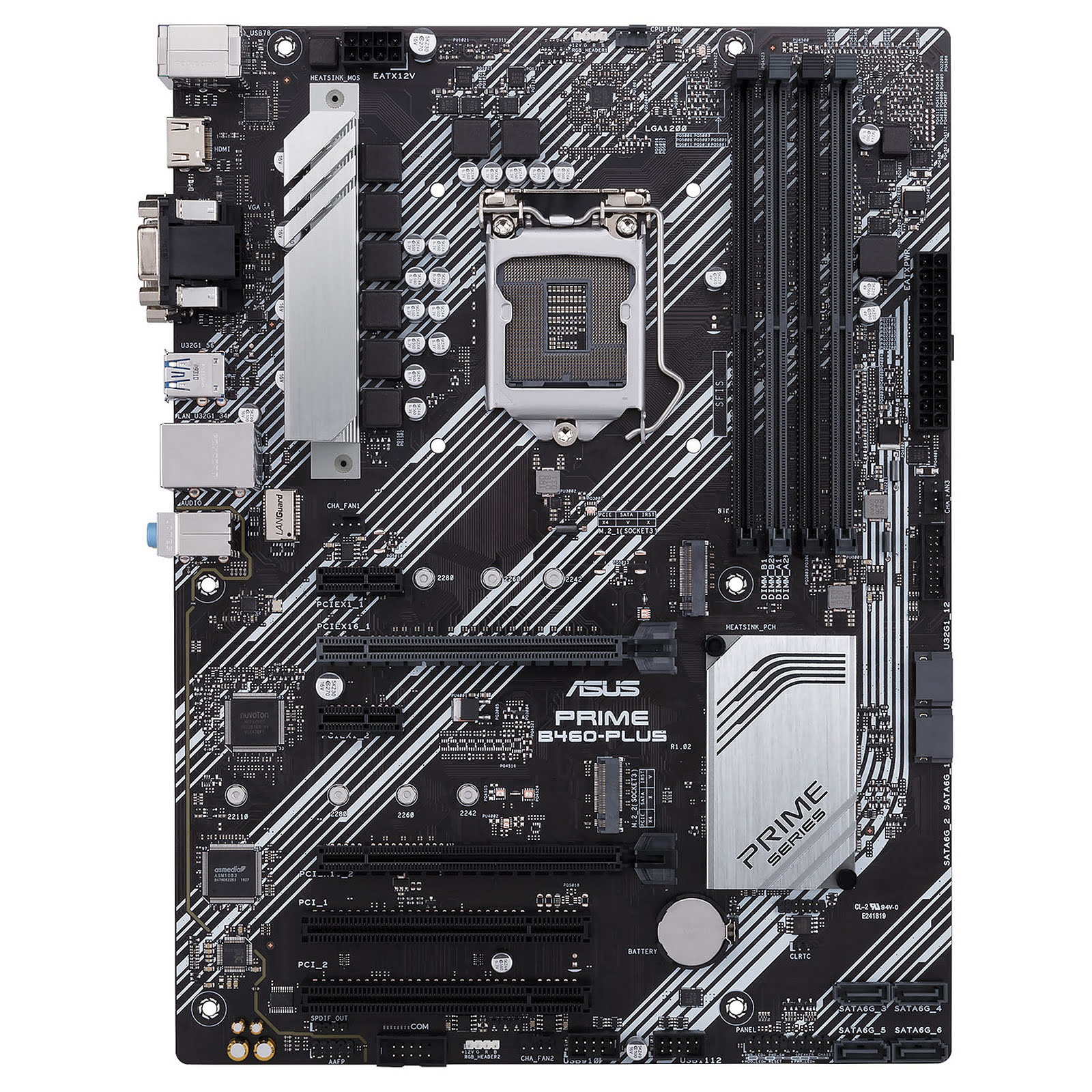 Asus PRIME B460-PLUS ATX  - Carte mère Asus - Cybertek.fr - 4
