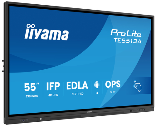 Iiyama TE8613A-B1AG - 85.6" 4K Tactile IPS 8ms Android 14 OS iiShare Wifi Bluetooth (TE8613A-B1AG) - Achat / Vente Affichage collaboratif sur Cybertek.fr - 2