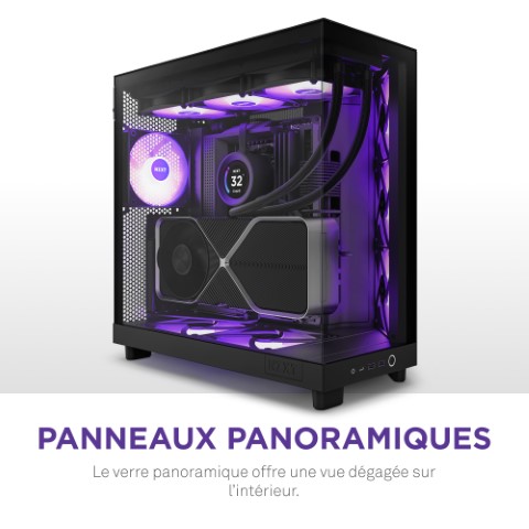 NZXT H6 Flow RGB Noir Noir - Boîtier PC NZXT - Cybertek.fr - 10