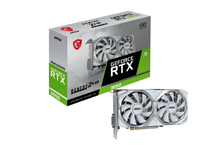 MSI GeForce RTX 3050 VENTUS 2X XS WHITE 8G OC - Carte graphique - 0