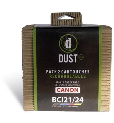 DUST Eco Pack 2 cart. rechargeables BCI21/24 - Cybertek.fr - 0