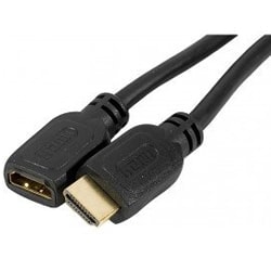Câble HDMI 2.0 mâle / femelle 3 m - Connectique TV/Hifi/Video - 0