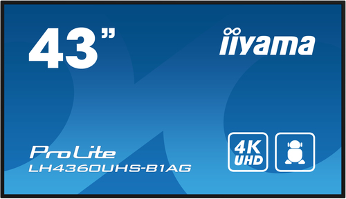 Iiyama LH4360UHS-B1AG (LH4360UHS-B1AG) - Achat / Vente Affichage dynamique sur Cybertek.fr - 6