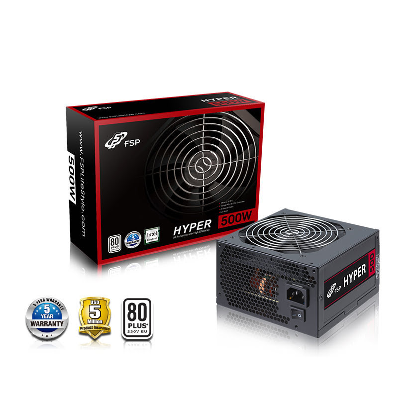 FSP 80+ (500W) - Alimentation FSP - Cybertek.fr - 0