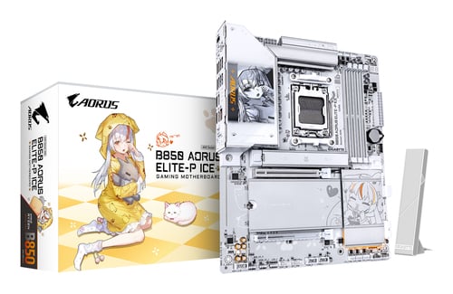 Gigabyte B850 AORUS ELITE-P ICE ATX  - Carte mère Gigabyte - 0