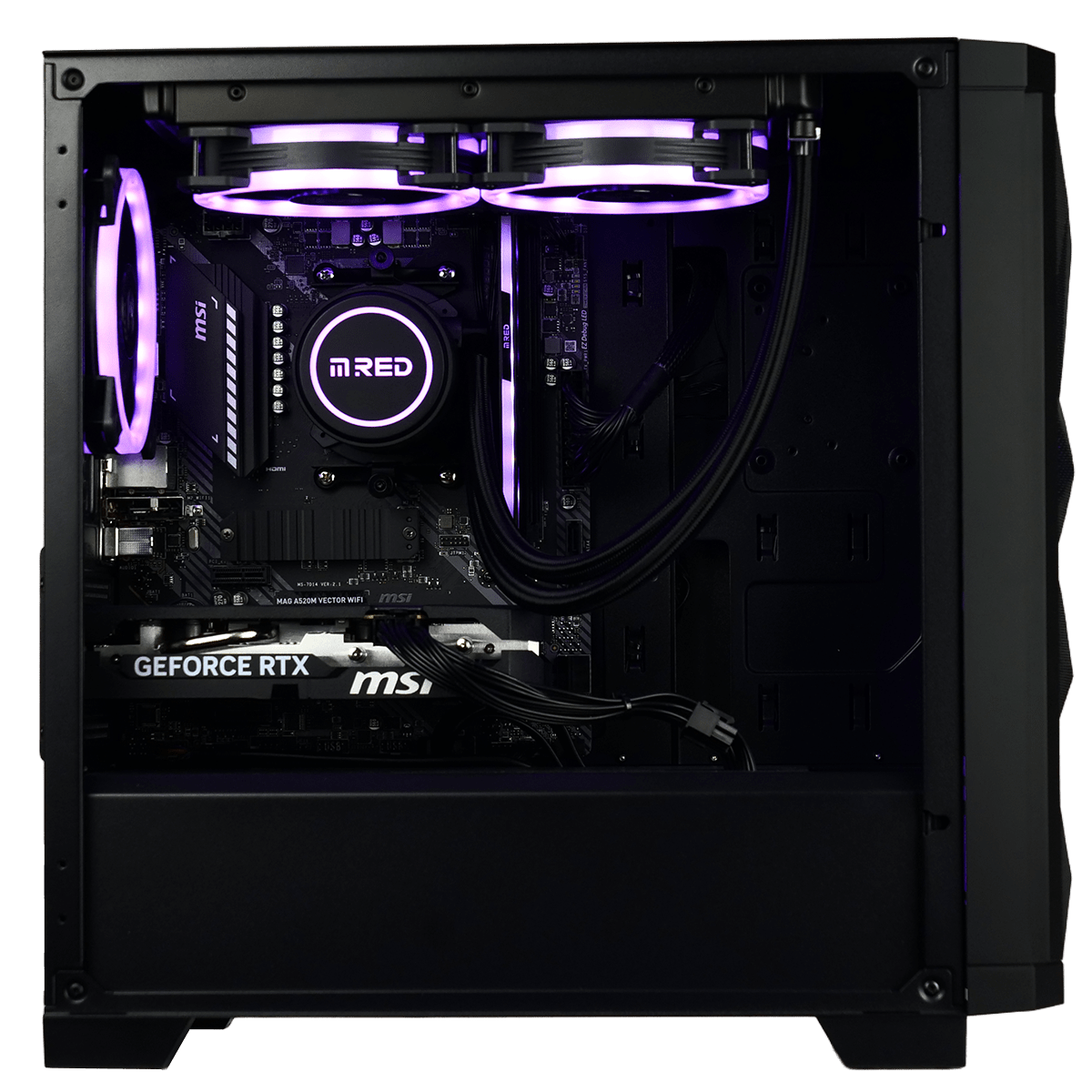Cybertek Black Cyber - R7-5700X/5060/16Go/512Go - BF01 (PCG-10602735) - Achat / Vente PC Fixe sur Cybertek.fr - 1