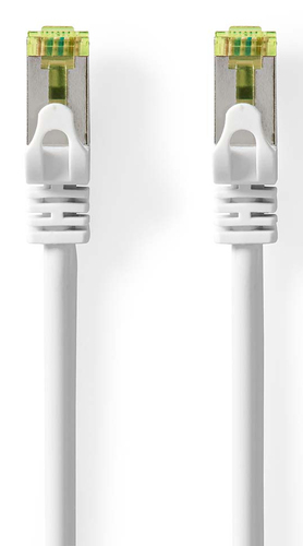 Câble RJ45 CAT7 S/FTP mâle/mâle - 20m - Blanc - 1