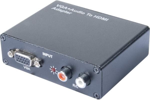 Connectique TV/Hifi/Video Cybertek Convertisseur actif VGA + audio vers HDMI F 