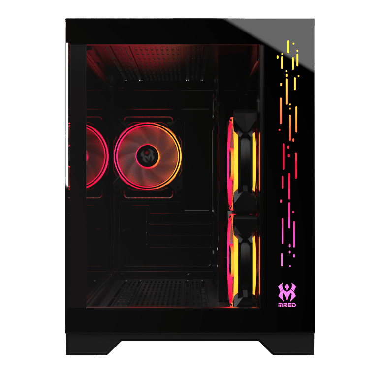 M.RED Crystal Sea Mini Noir Noir - Boîtier PC M.RED - Cybertek.fr - 5