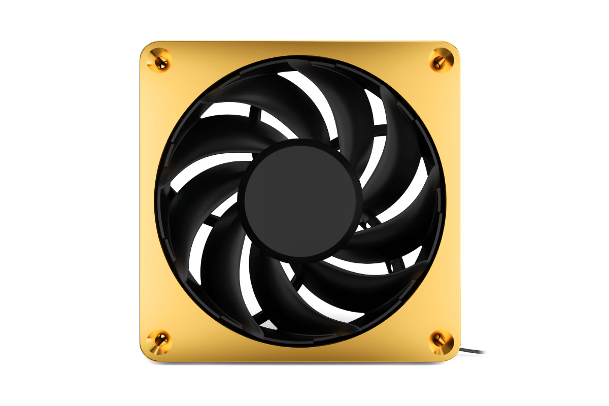 Ventilateur boîtier Alphacool Apex Stealth Metal 120mm - 2000rpm GOLD