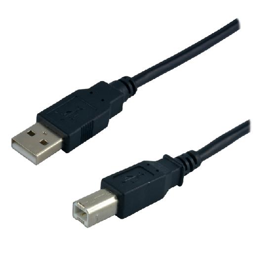 Connectique PC MCL Samar Câble imprimante USB 2.0 AB M/M - 2m