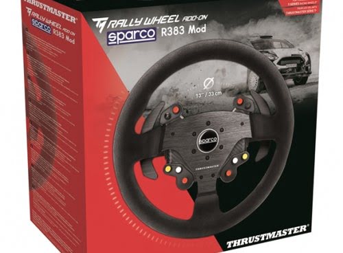 ThrustMaster  RALLY WHEEL Add-On Sparco R383 (4060085) - Achat / Vente Volant PC sur Cybertek.fr - 1
