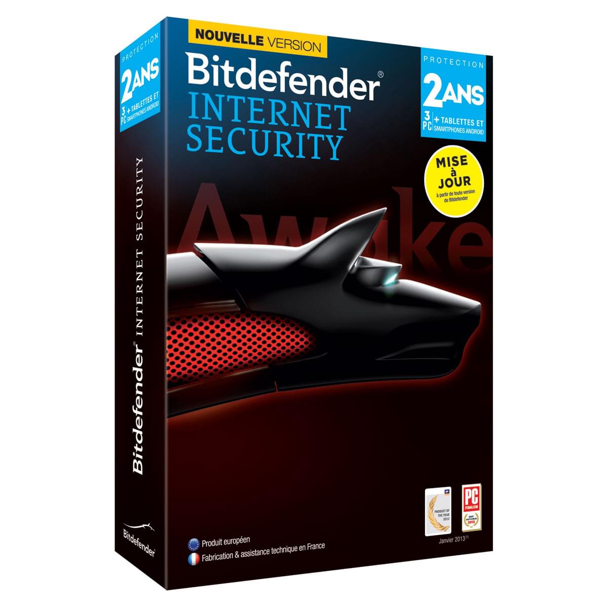 Bitdefender MAJ Internet Security 2014 - 2 Ans / 3 Postes - Logiciel sécurité - 0