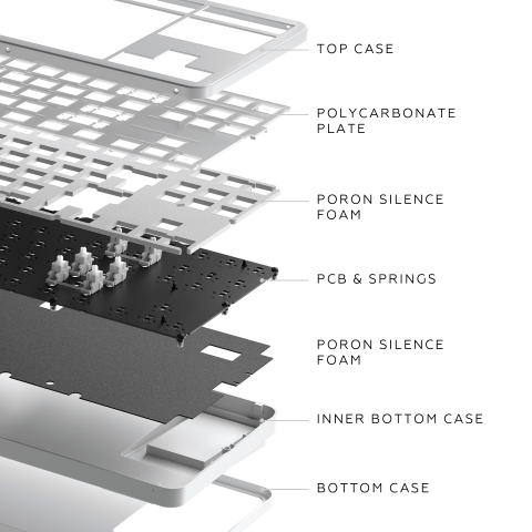 Dark Project Fuji 87 V2 - Clavier PC Dark Project - Cybertek.fr - 11