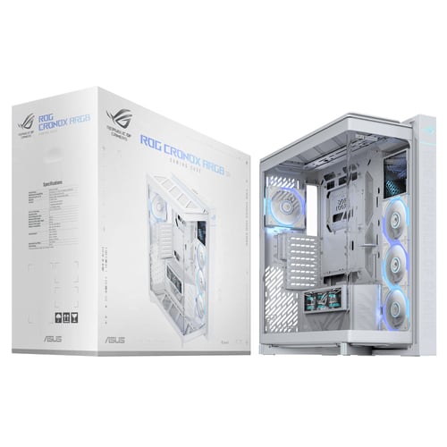 Asus ROG Cronox GR801 Blanc Blanc - Boîtier PC Asus - Cybertek.fr - 10