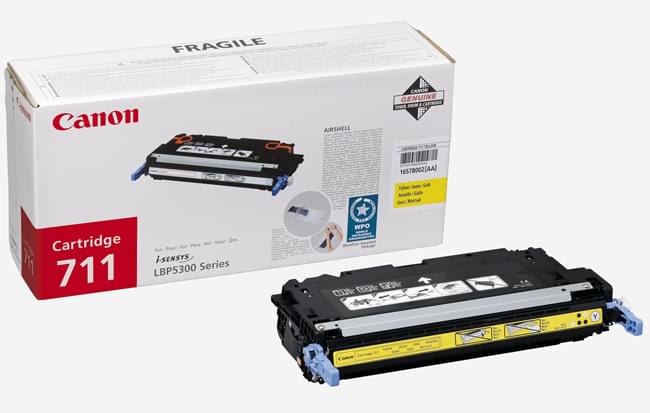 Toner 711 Jaune 6000p - 1657B002 pour imprimante Laser Canon - 0