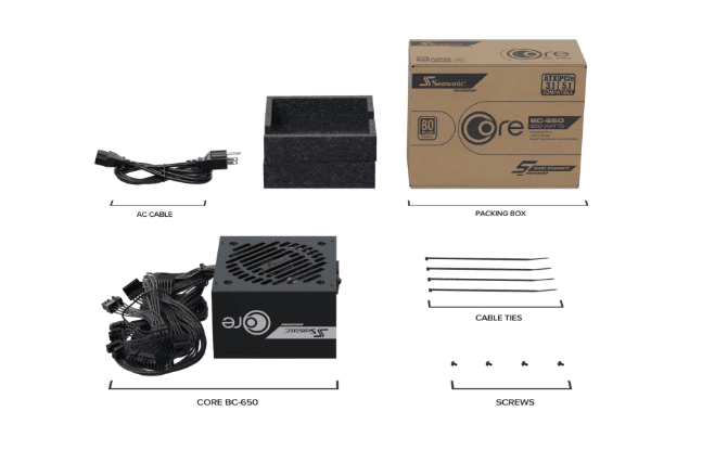 Seasonic 80+ Bronze (650W) - Alimentation Seasonic - Cybertek.fr - 1
