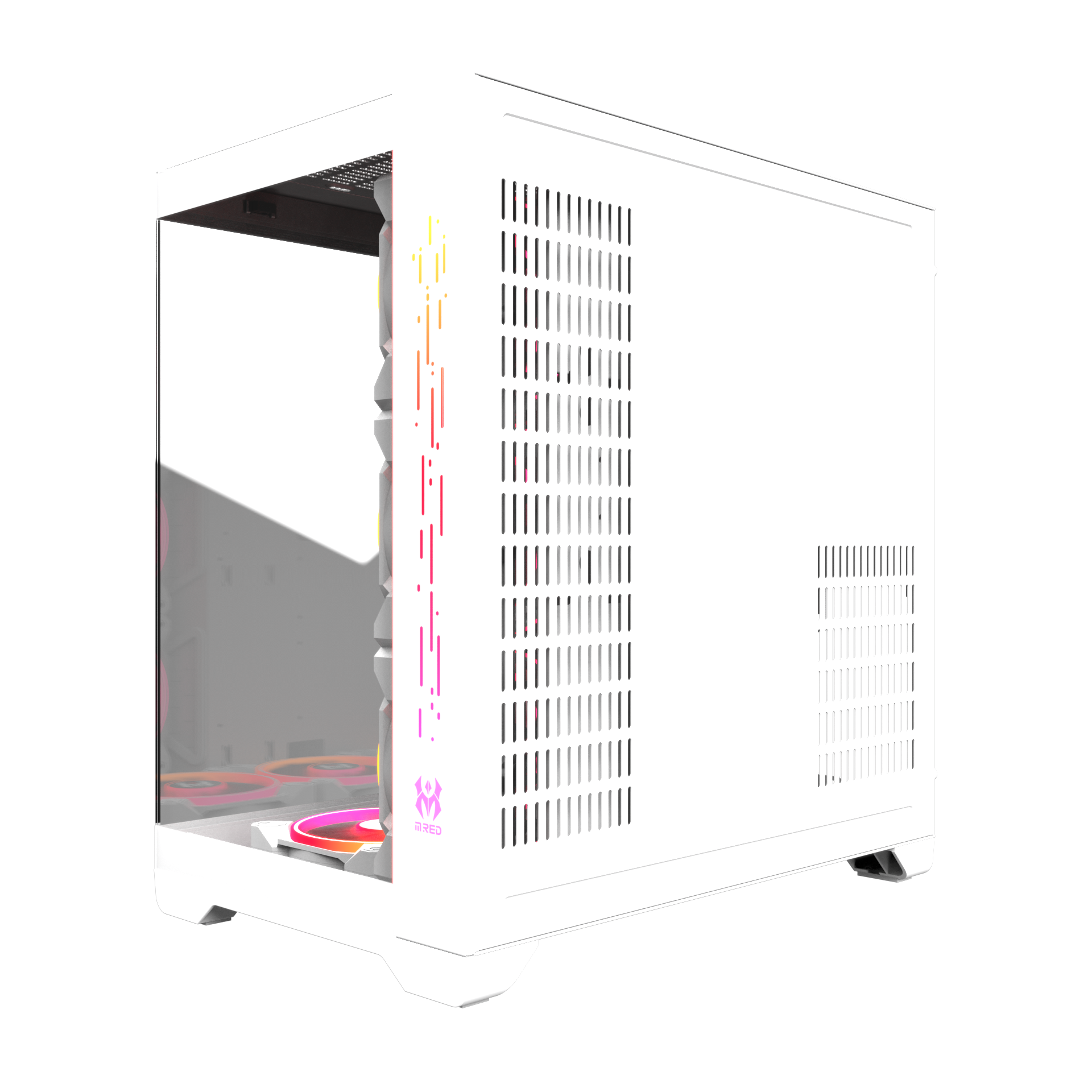 M.RED Crystal Sea Blanc  Blanc - Boîtier PC M.RED - Cybertek.fr - 2