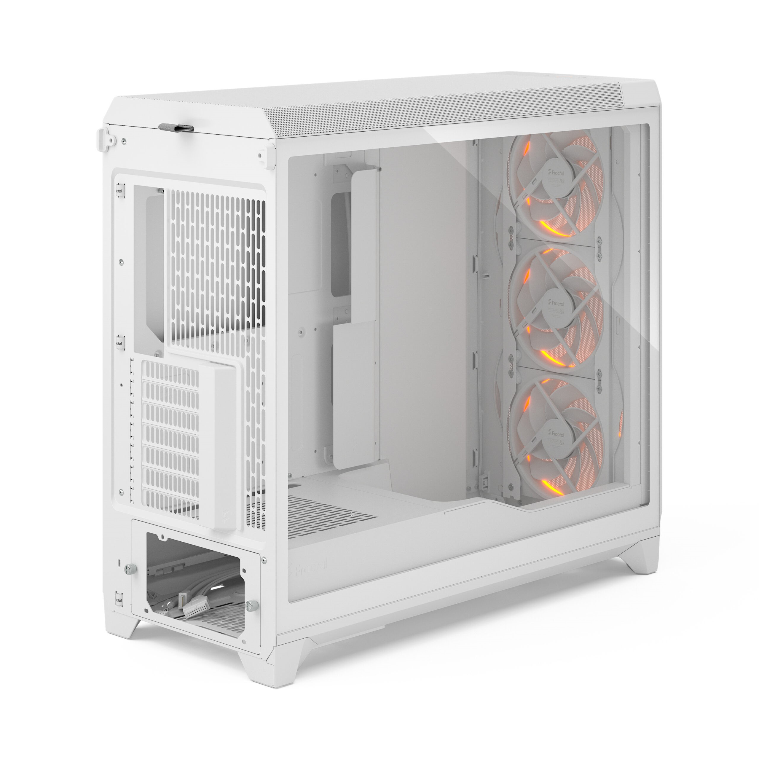 Fractal Design Meshify 3 XL White RGB TG Clear Blanc - Boîtier PC - 4
