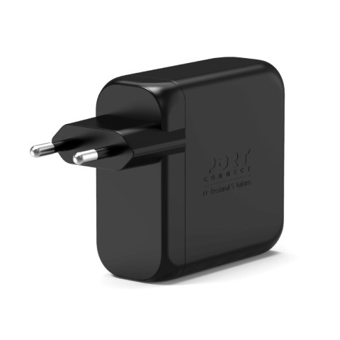 Port Chargeur mural GaN 100W - 3 ports + Câble USB-C 2m (902100EPEU) - Achat / Vente Chargeur sur Cybertek.fr - 3