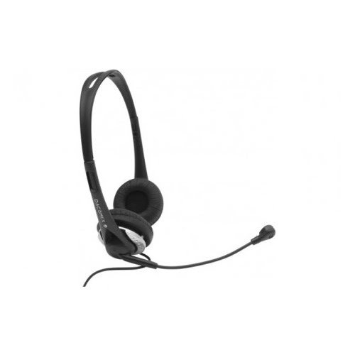 Micro-casque Dacomex Stéréo Ajustable - Noir/Filaire