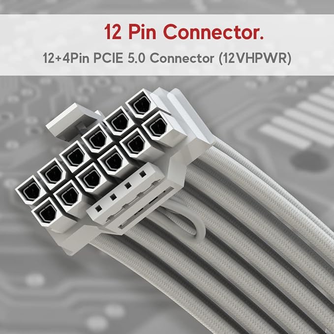 Cable extension 4x8 broches PCIE vers 12VHPWR 40cm - Connectique PC - 5
