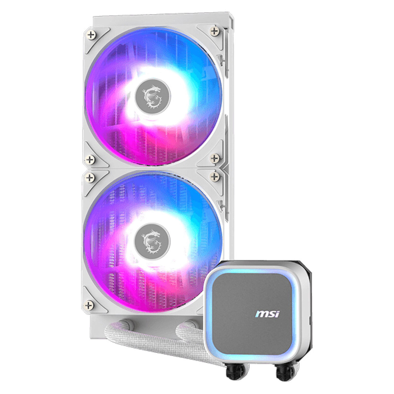 MSI Blanc - Ventilateur CPU MSI - Cybertek.fr - 1