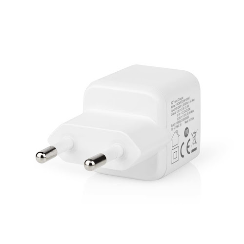 Chargeur mural USB-C/20W/Charge Rapide  - Connectique PC - 4