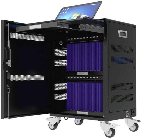 Cabinet de charge 20 tablettes + 1 notebook (17")   - 1