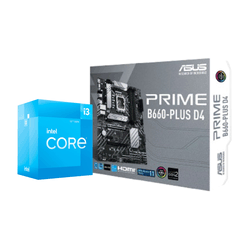 Kit Upgrade PC Asus Bundle PRIME B660-PLUS D4 + Core i3-12100 Cybertek