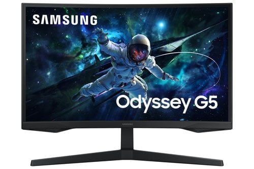 image produit Samsung Odyssey G5 - 27" CURVE QHD 165Hz FreeSync Cybertek